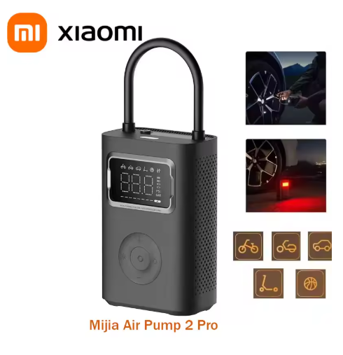 Newest Xiaomi Mijia Portable Smart Digital Tire Pressure Detection Electric Inflator Pump for Bike Motorcycle Car Football